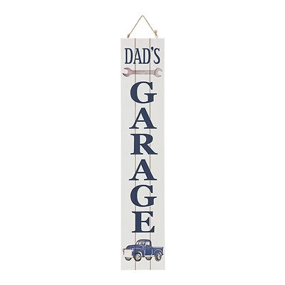 Glitzhome® 3.5ft. Double Sided Wooden Porch Sign Mother's Day & Father's Day