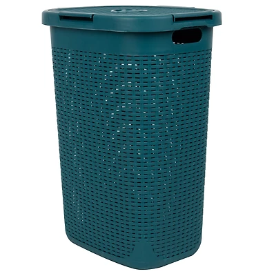 Mind Reader 60L Hamper Laundry Basket with Cutout Handles