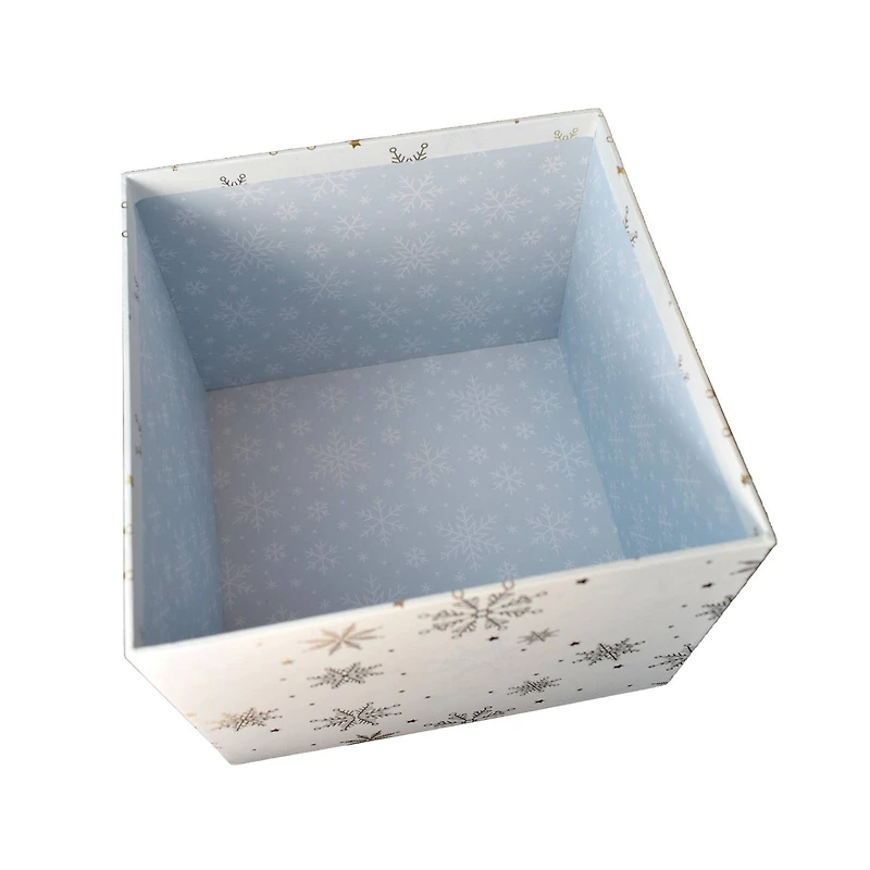 Large Snowflake Print Gift Box by Ashland®