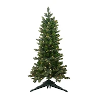 4ft. Pre-Lit Savannah Spruce Artificial Christmas Tree, Clear Lights