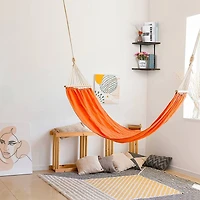 Rustic Brown 2-Tier Floating Corner Shelf