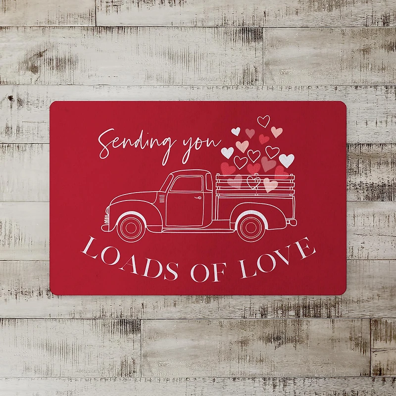Loads of Love Truck 18" x 27" Floor Mat