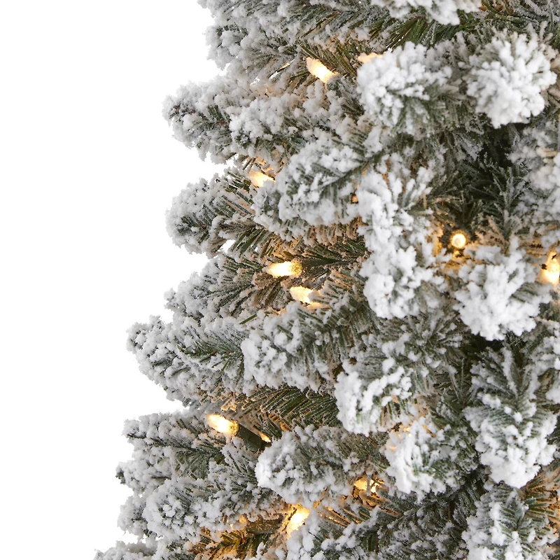 6ft. Pre-Lit Artificial Christmas Tree, Clear Lights