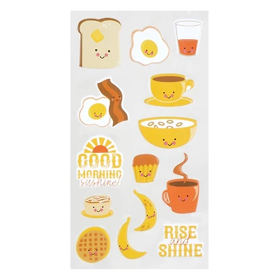 Breakfast Food Puffy Stickers by Recollections™