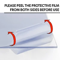 WallsThatSpeak Vertically or Horizontally Hanging Black 24" x 36" Picture Frame with Glass, 4ct.