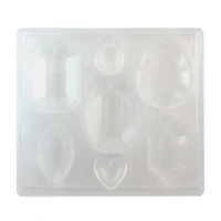 Blue Moon Studio™ UV Resin Craft Faceted Gems Flat Mold
