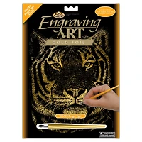 Royal & Langnickel® Engraving Art™ Bengal Tiger Gold Foil Kit