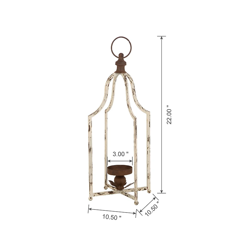 Glitzhome® Large Farmhouse Metal Lantern