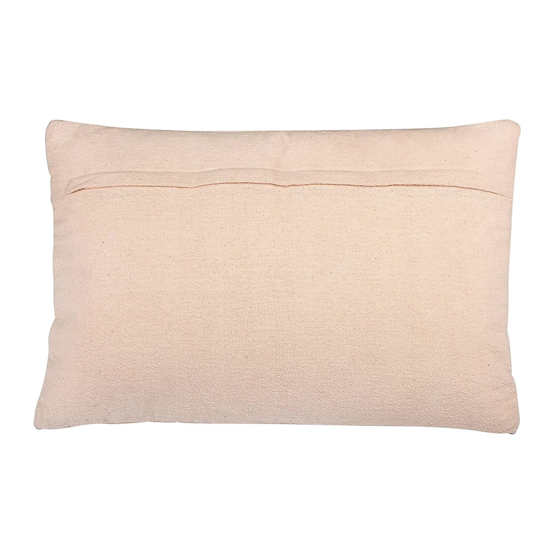Hello Honey® Embroidered Cotton Geometric Lumbar Pillow
