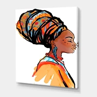 Designart - African American Woman with Turban I