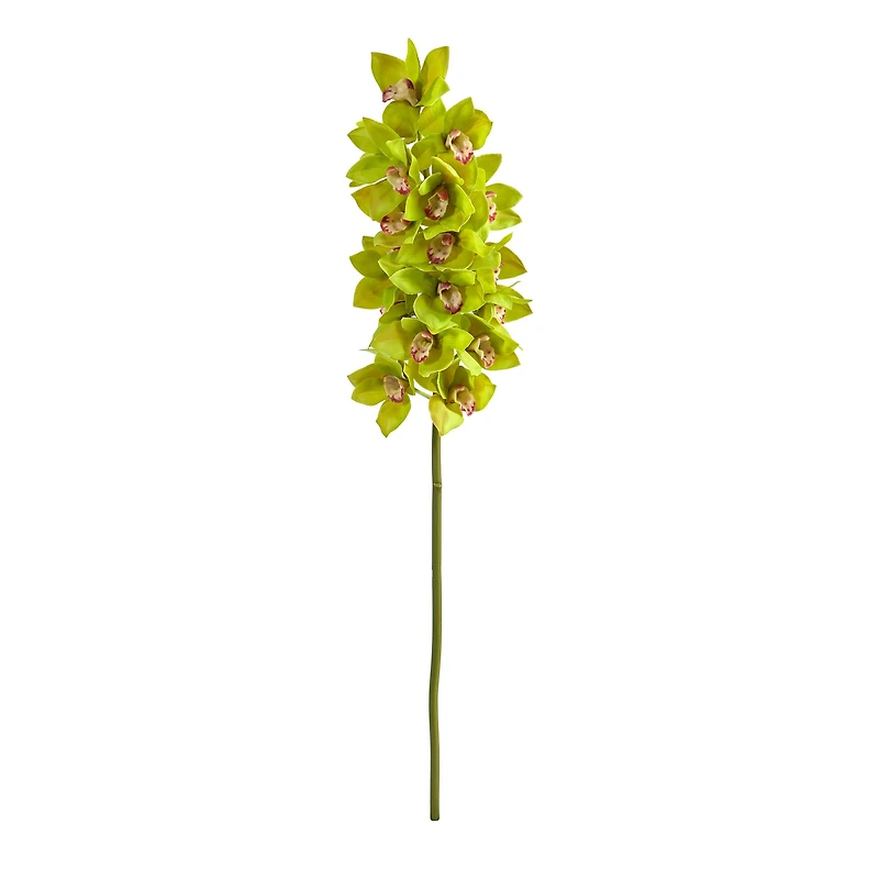 40" Cymbidium Orchid Artificial Flower (Set of 2)