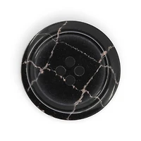 Dritz® 28mm Black Recycled Polyester Round Button, 3ct.