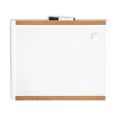 U Brands PINIT White 20" x 16 Magnetic Dry Erase Board