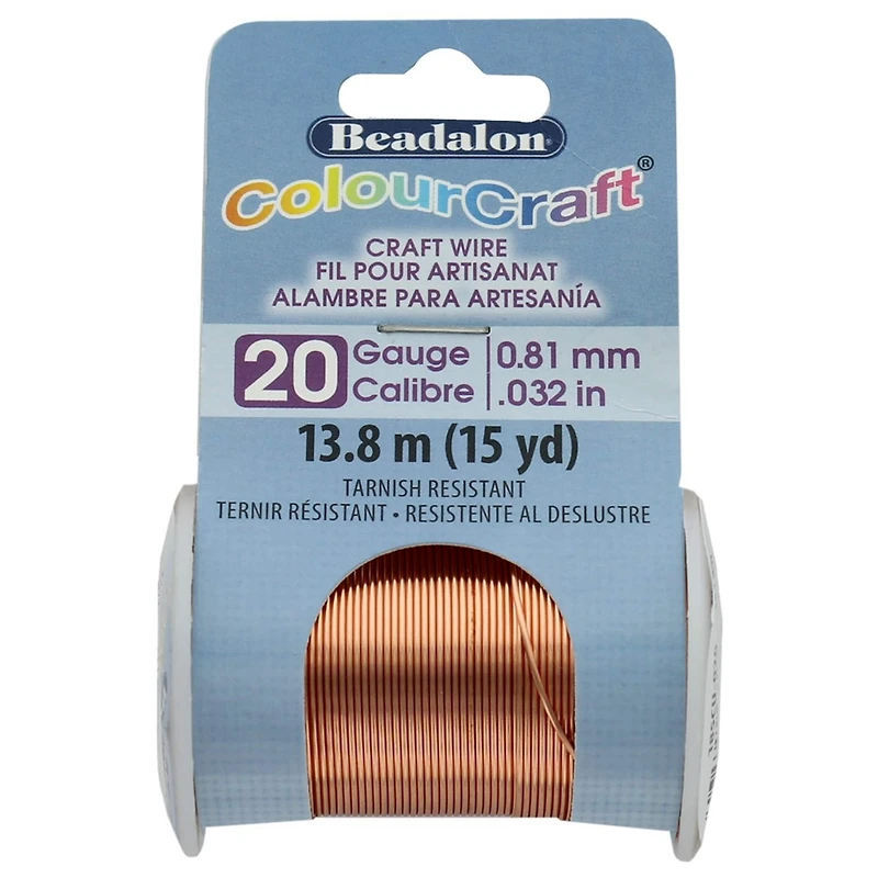 Beadalon® ColourCraft® 20 Gauge Tarnish Resistant Craft Wire, 15yd.