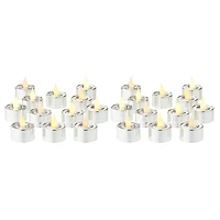 Silver LED Silver Tealight Candles, 24ct. by Ashland®