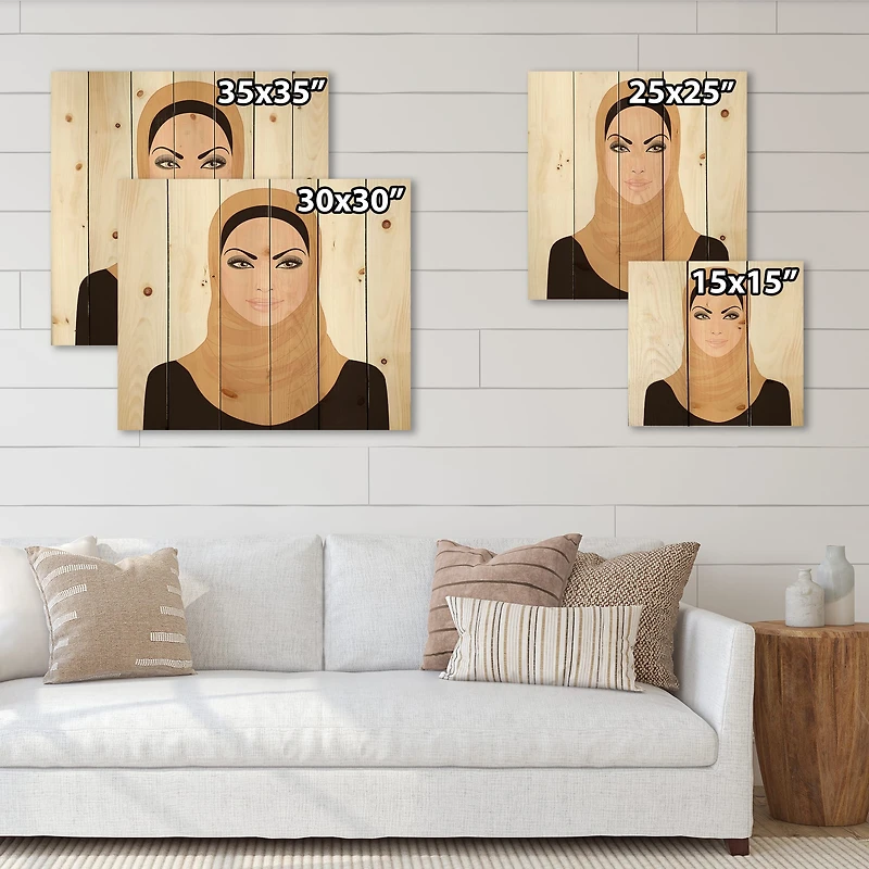 Designart - Portrait of Muslim Woman In Traditional Hijab