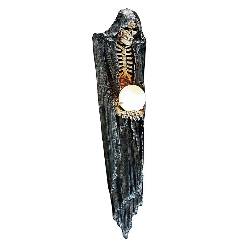 Design Toscano 2.8ft. The Grim Reaper Illuminated Wall Sculpture
