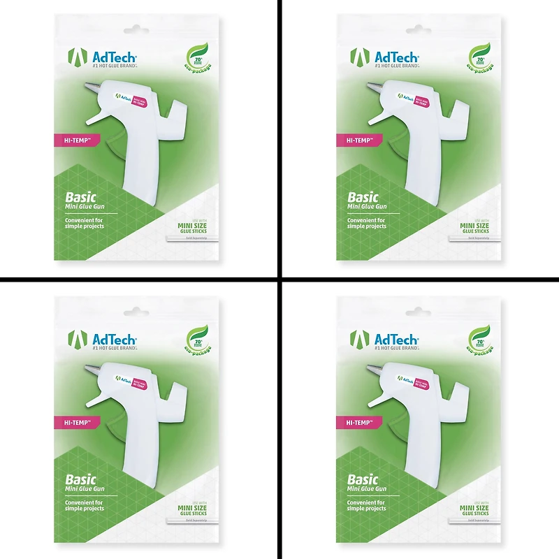 AdTech® Hi-Temp™ Mini Glue Guns. 4ct.