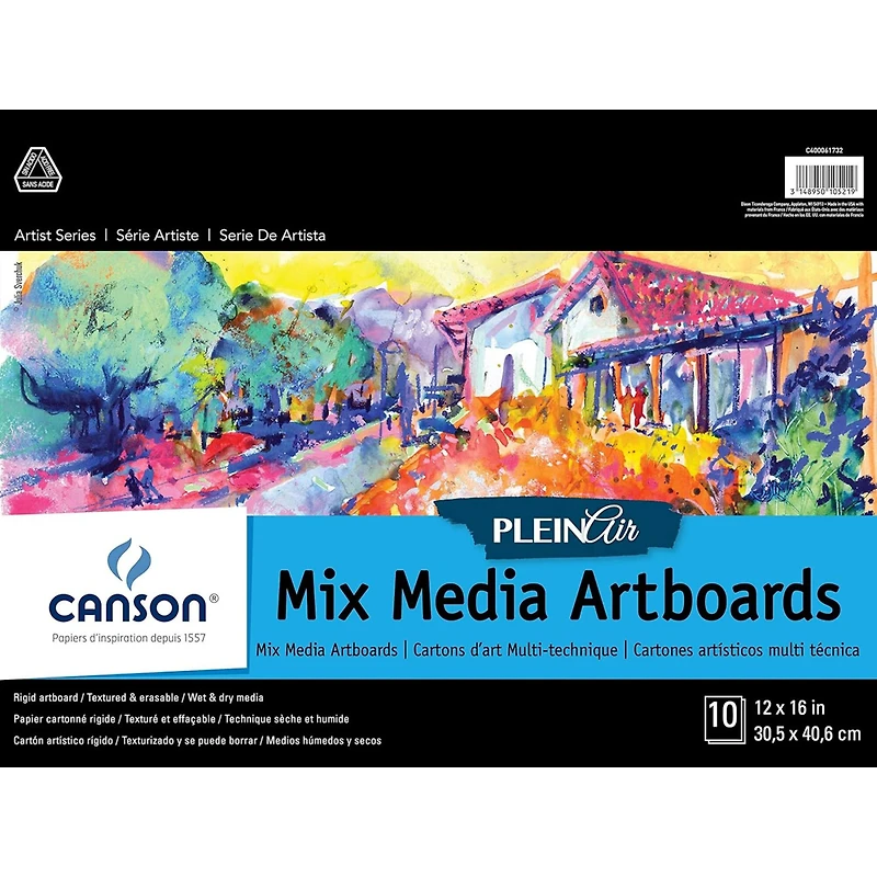 Canson® Plein Air Mix Media Artboard Pad
