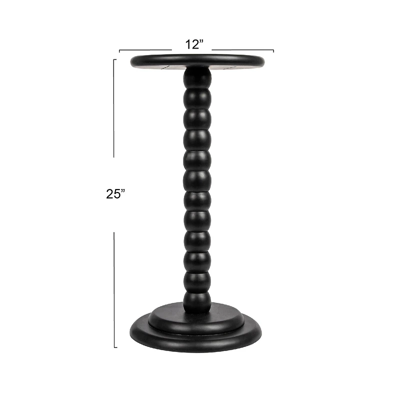 Hello Honey® 25" Stacked Pedestal Cocktail Side Table