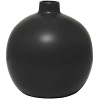 17" Modern Round Ceramic Vase