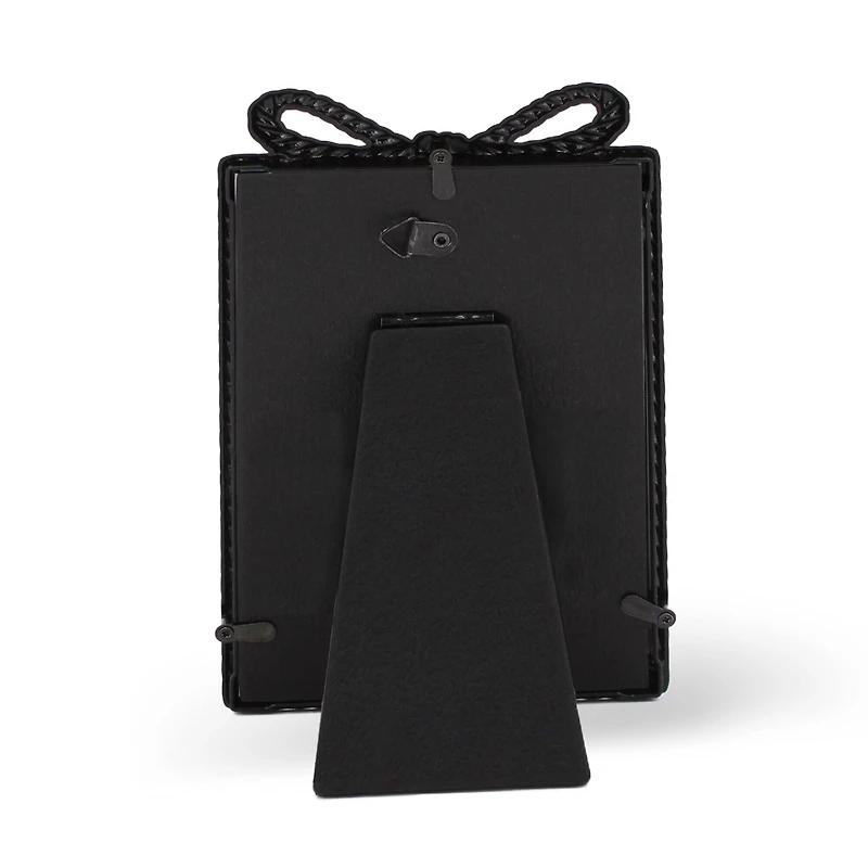 4" x 6" Rope with Bow Metal Frame by Studio Décor