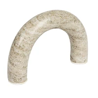 Hello Honey® 5" Beige Marble Arch Tabletop Shelf Décor