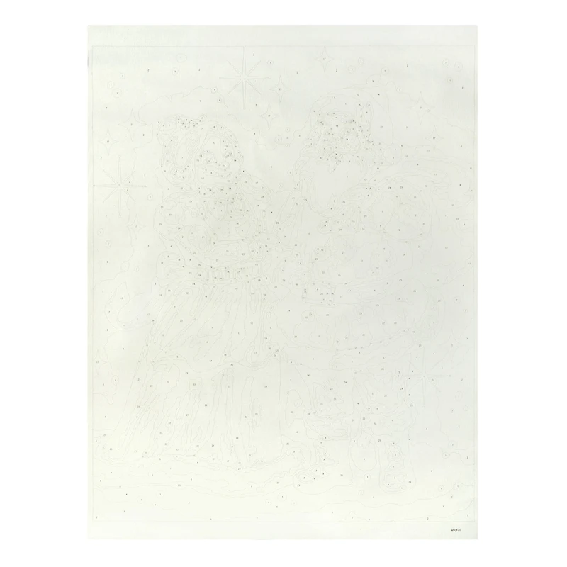 16" x 20" Mr. & Mrs. Claus Paint-by-Number Kit by Artist's Loft™