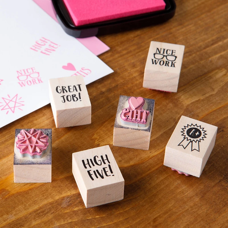 Nice Work Wood Stamp Set by Recollections™