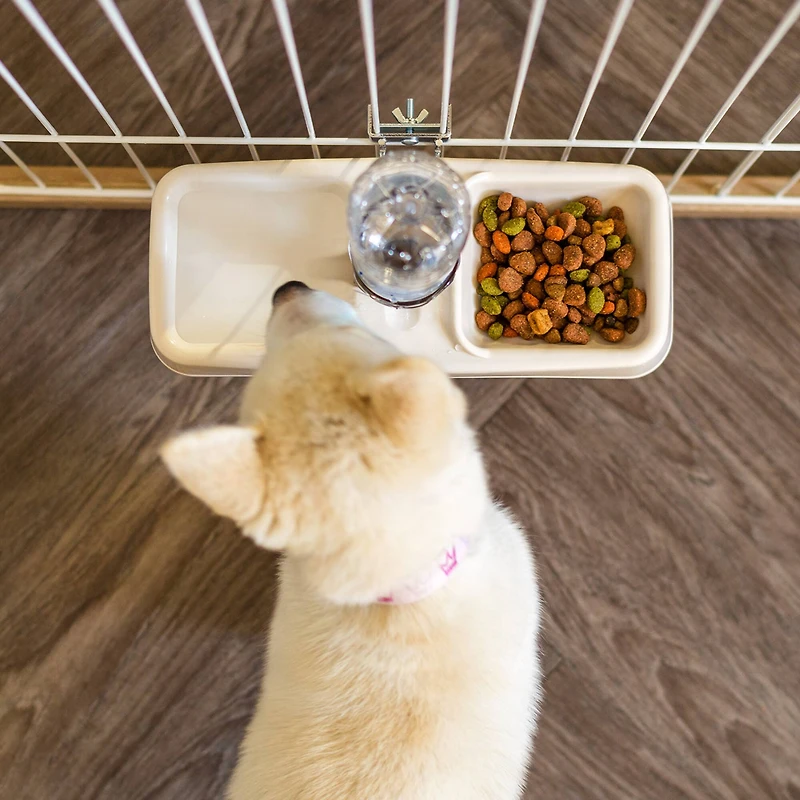 Iris® Beige Pet Crate Water Feeder