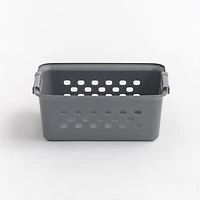 IRIS Gray 7qt. Small Organizer Storage Basket