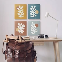 Stupell Industries Fluid Matisse Inspired Plants Abstract Organic Shapes Canvas Wall Art, 16" x 20"