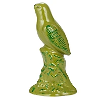Hello Honey® 8" Green Bird Reclaimed Glass Tabletop Décor