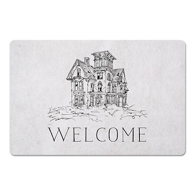 Haunted House Floor Mat
