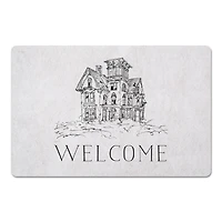 Haunted House Floor Mat