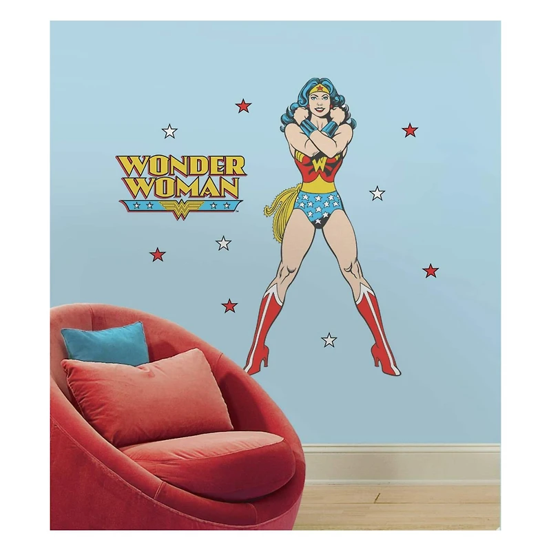 RoomMates Classic Wonder Woman Peel & Stick Decals