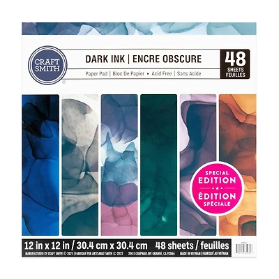 Craft Smith 12" x 12" Dark Ink Paper Pad