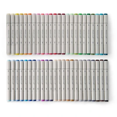48 Color Dual Tip Sketch Markers by Artist's Loft™
