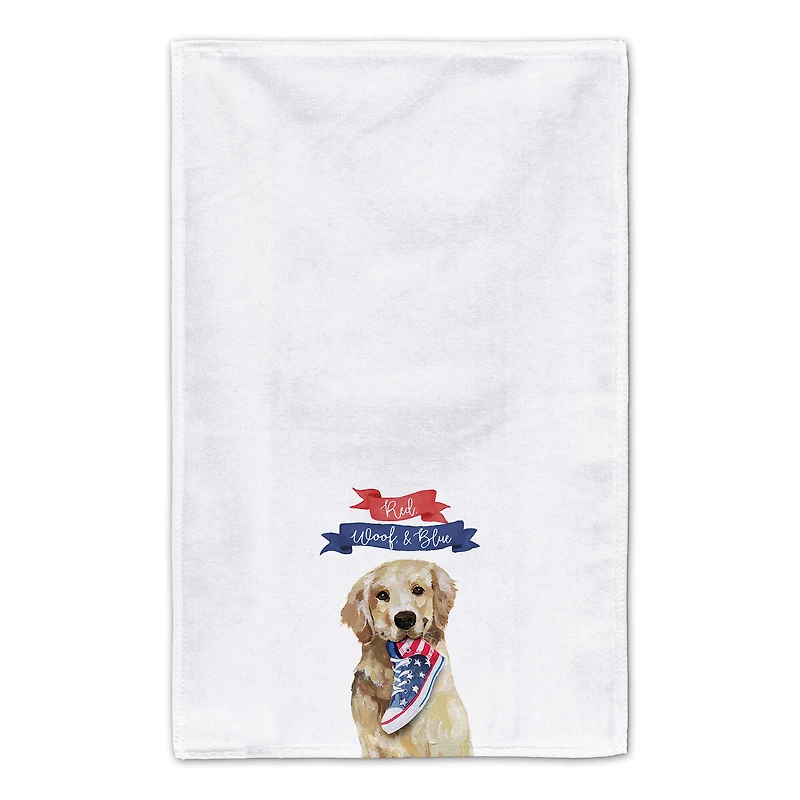 Red, Woof & Blue Pup Tea Towel Set