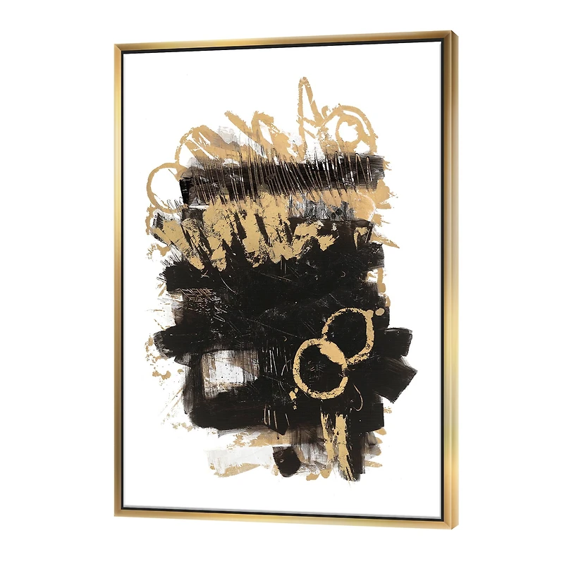 Designart - Gold and Black drift II