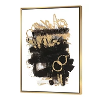 Designart - Gold and Black drift II