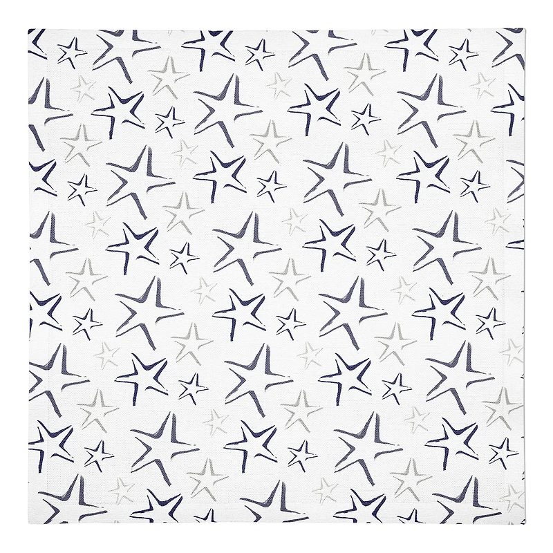 Starfish Pattern 10" x 10" Poly Twill Napkin