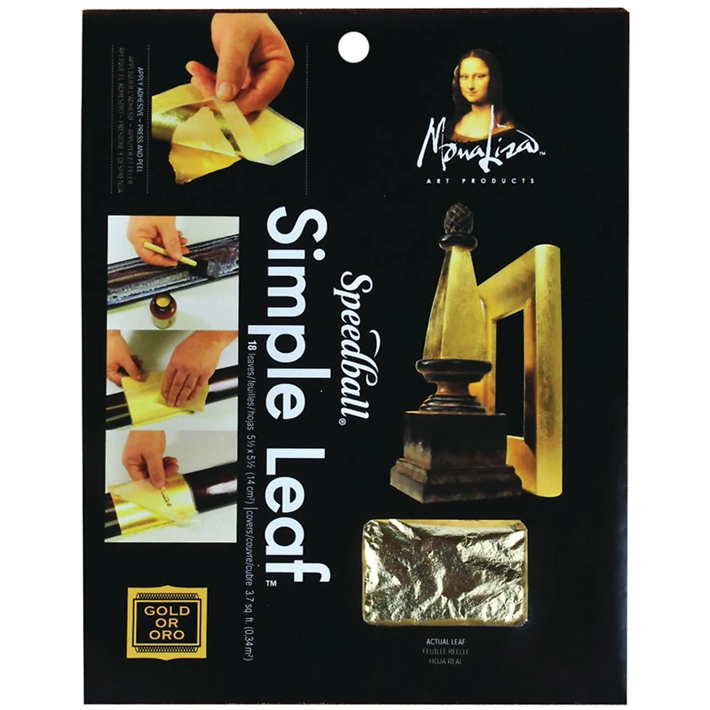 Mona Lisa™ Gold Simple Leaf Sheets