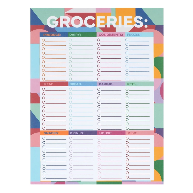 6" x 8" Grocery Planner Notepad by Fab Finds