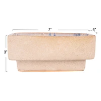 Hello Honey® 7" Square Abstract Artistry Stoneware Bowl