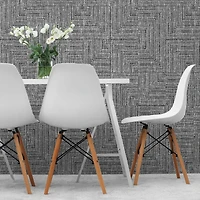 Simplify Gray Geo Adhesive Wallpaper