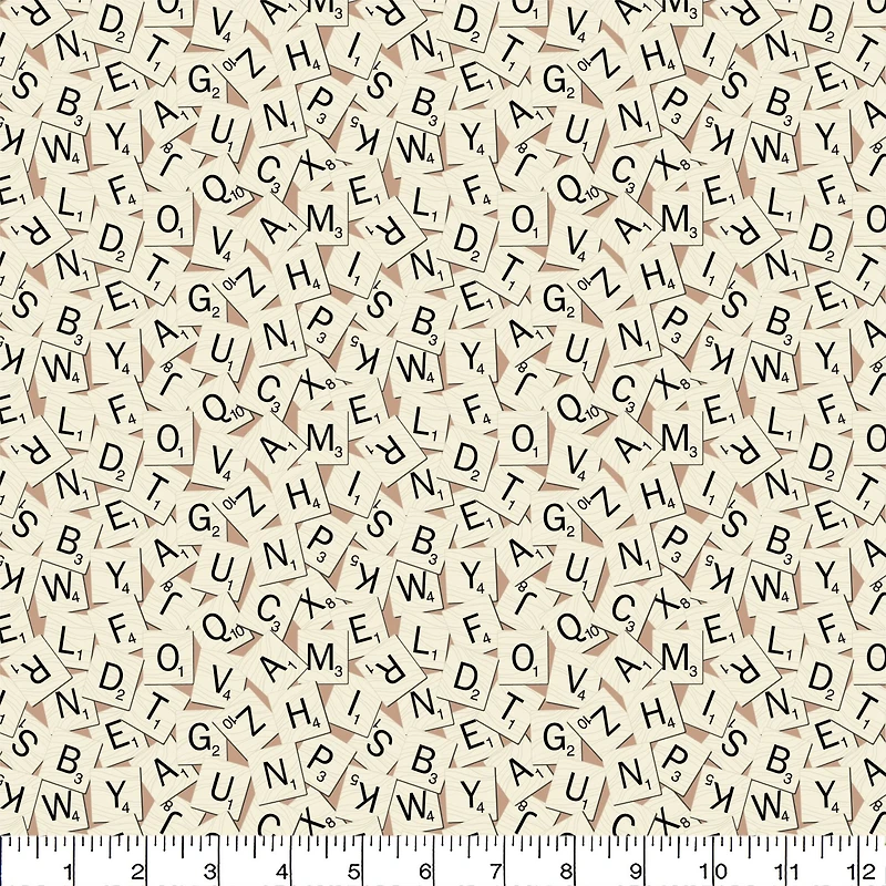 Camelot® Fabrics Scrabble® Tiles Cotton Fabric