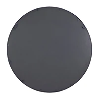CosmoLiving by Cosmopolitan 36" Black Industrial Metal Wall Mirror