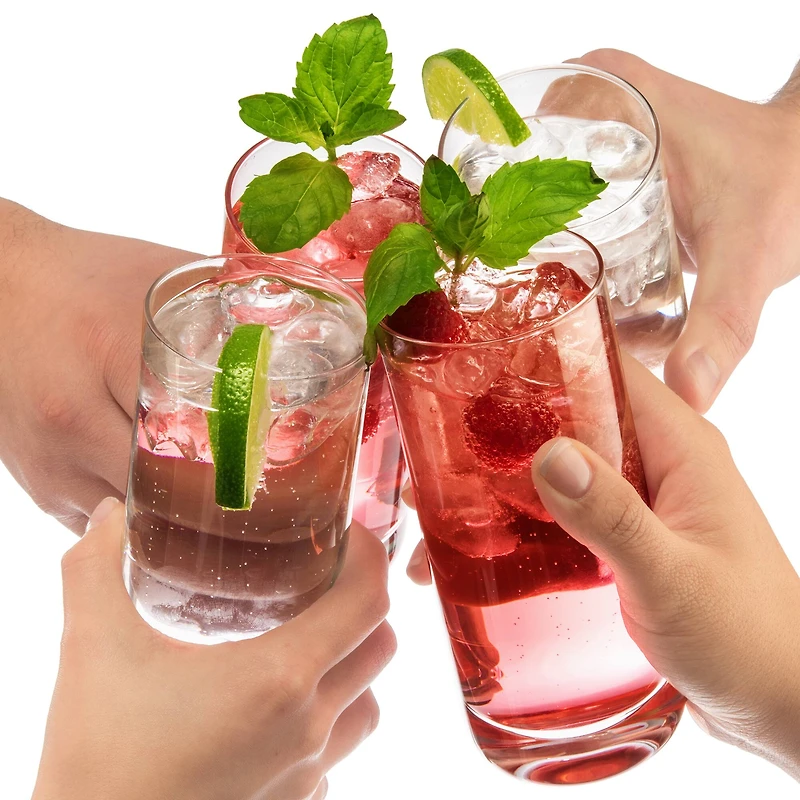 JoyJolt® 14oz. Stella Crystal Highball Glasses, 8ct.