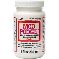 12 Pack: Mod Podge® Hologram Mega Glitter Waterbased Top Coat Finish